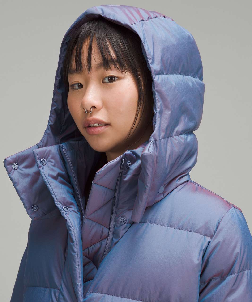 Lululemon Wunder Puff Jacket - Heathered Wild Indigo