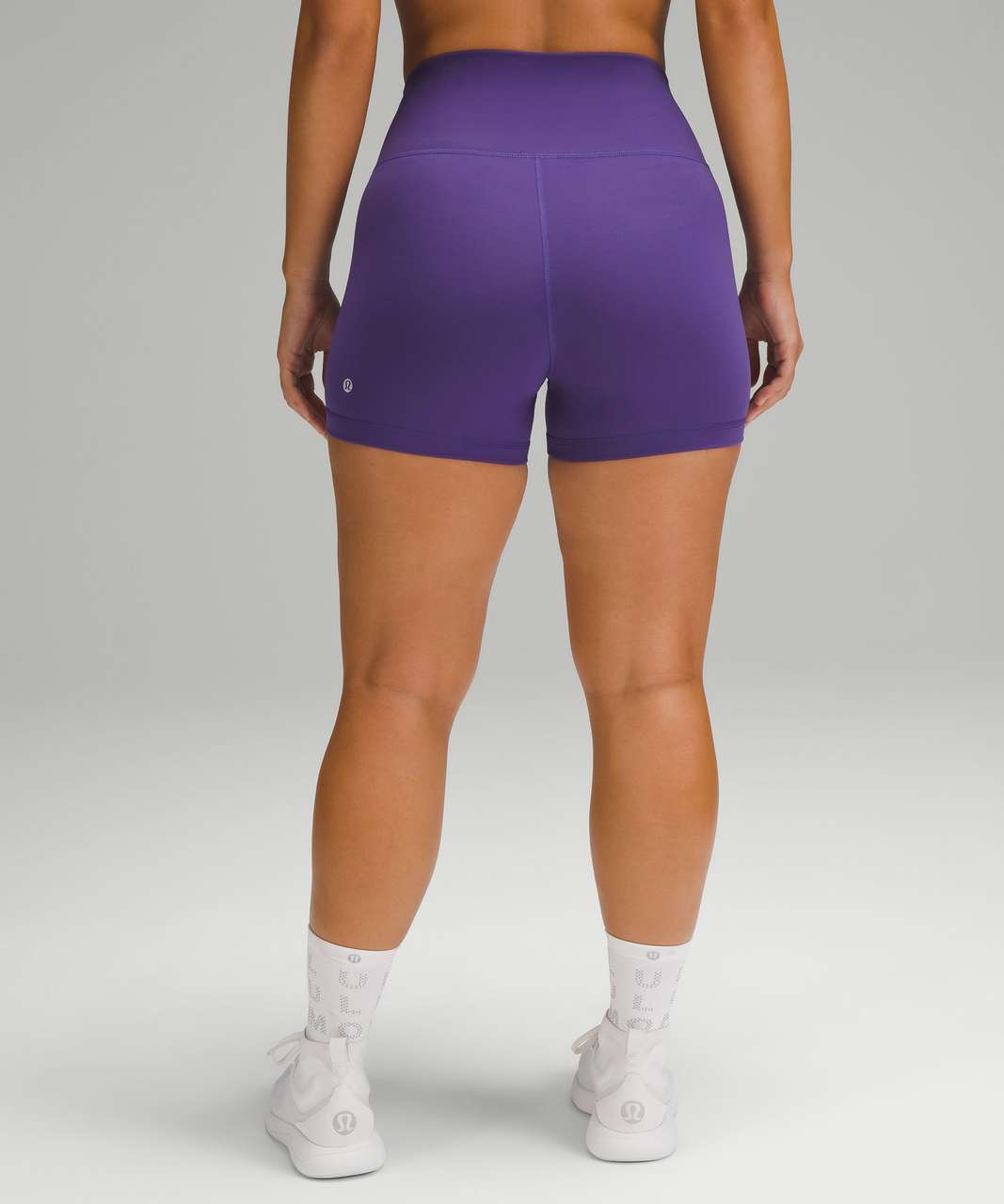 Lululemon Wunder Train Contour Fit High-Rise Short 4" - Petrol Purple