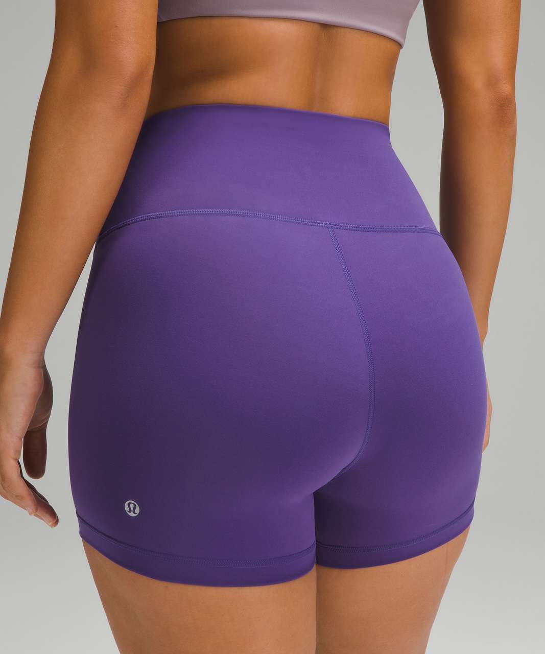 Lululemon Wunder Train Contour Fit High-Rise Short 4" - Petrol Purple