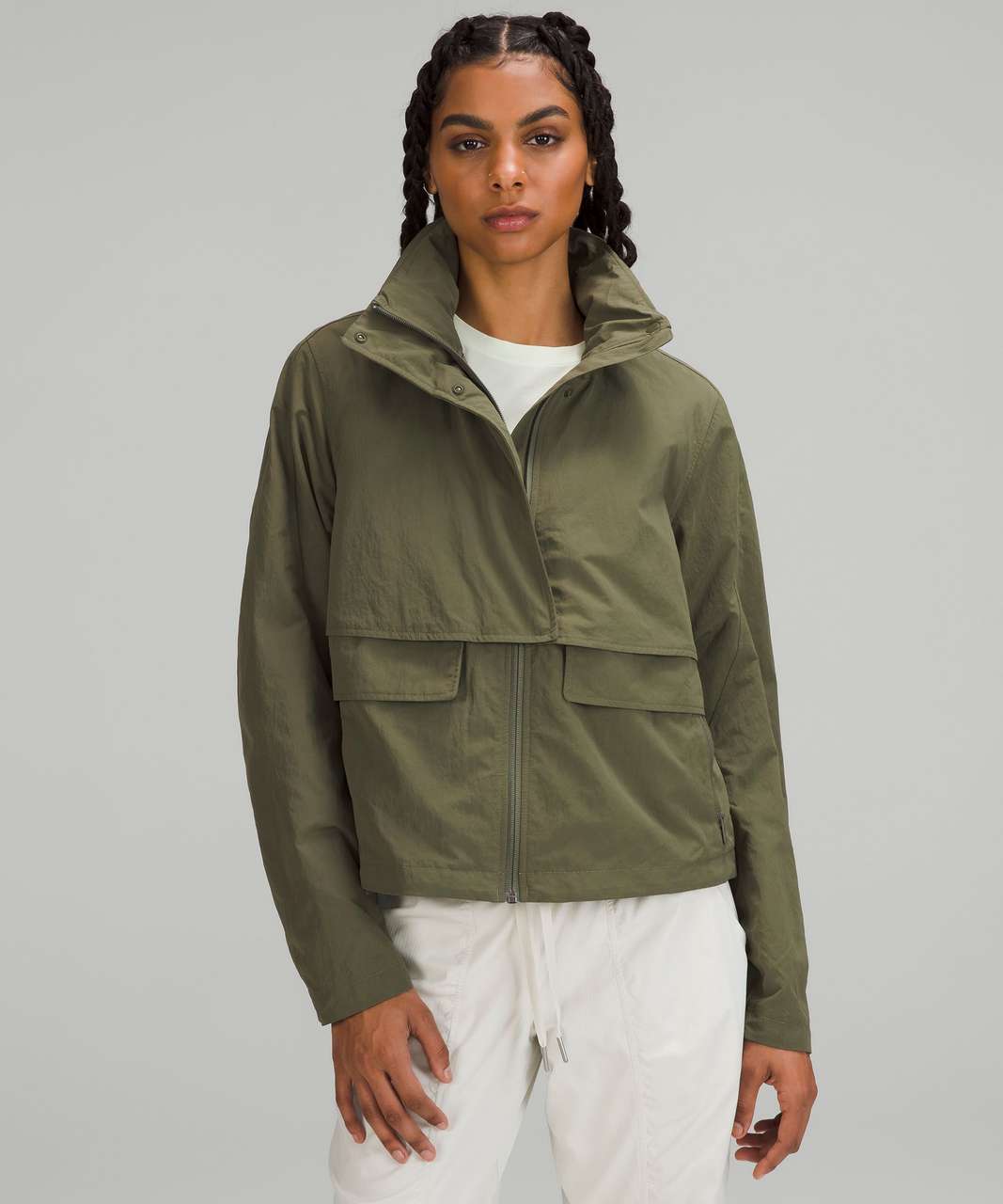 Lululemon Wunder Puff Jacket - Medium Forest - lulu fanatics