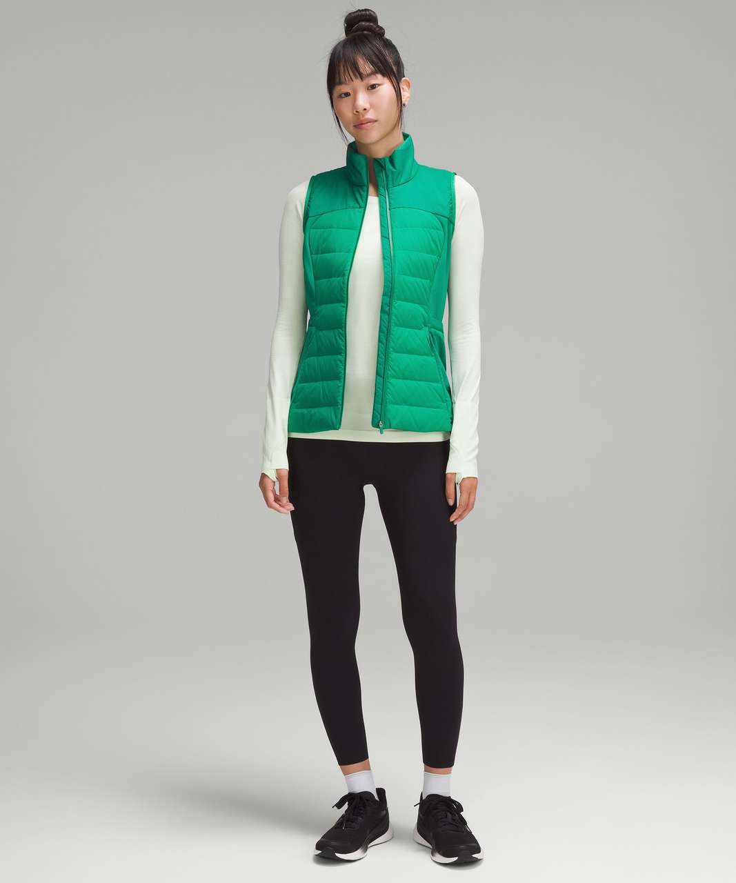 Lululemon Down for It All Vest - Raceway Green