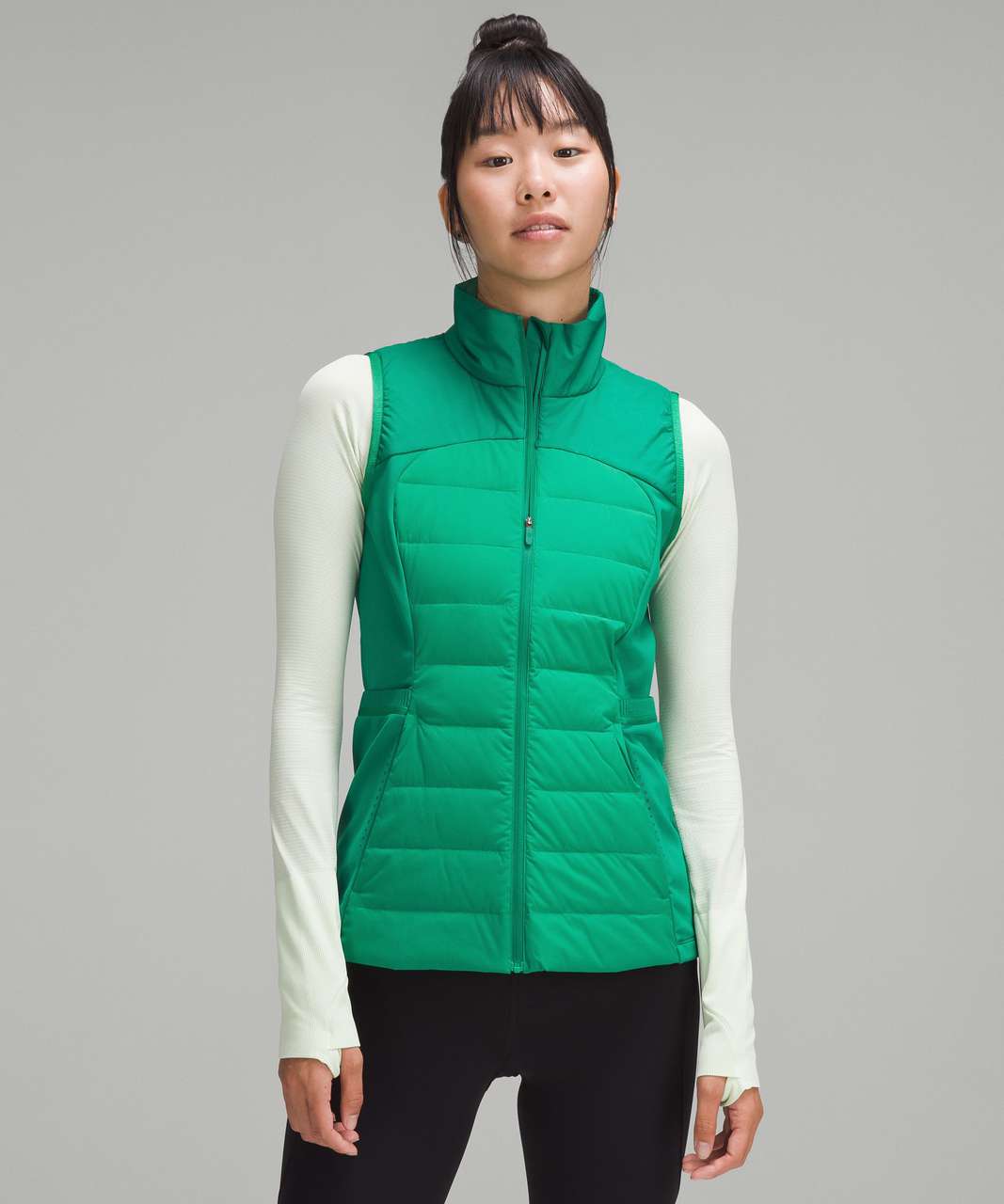 Lululemon Down for It All Vest - Raceway Green - lulu fanatics