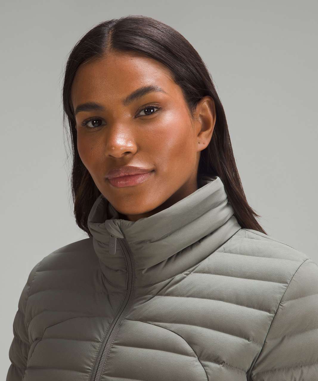 Lululemon Pack It Down Long Jacket - Grey Sage