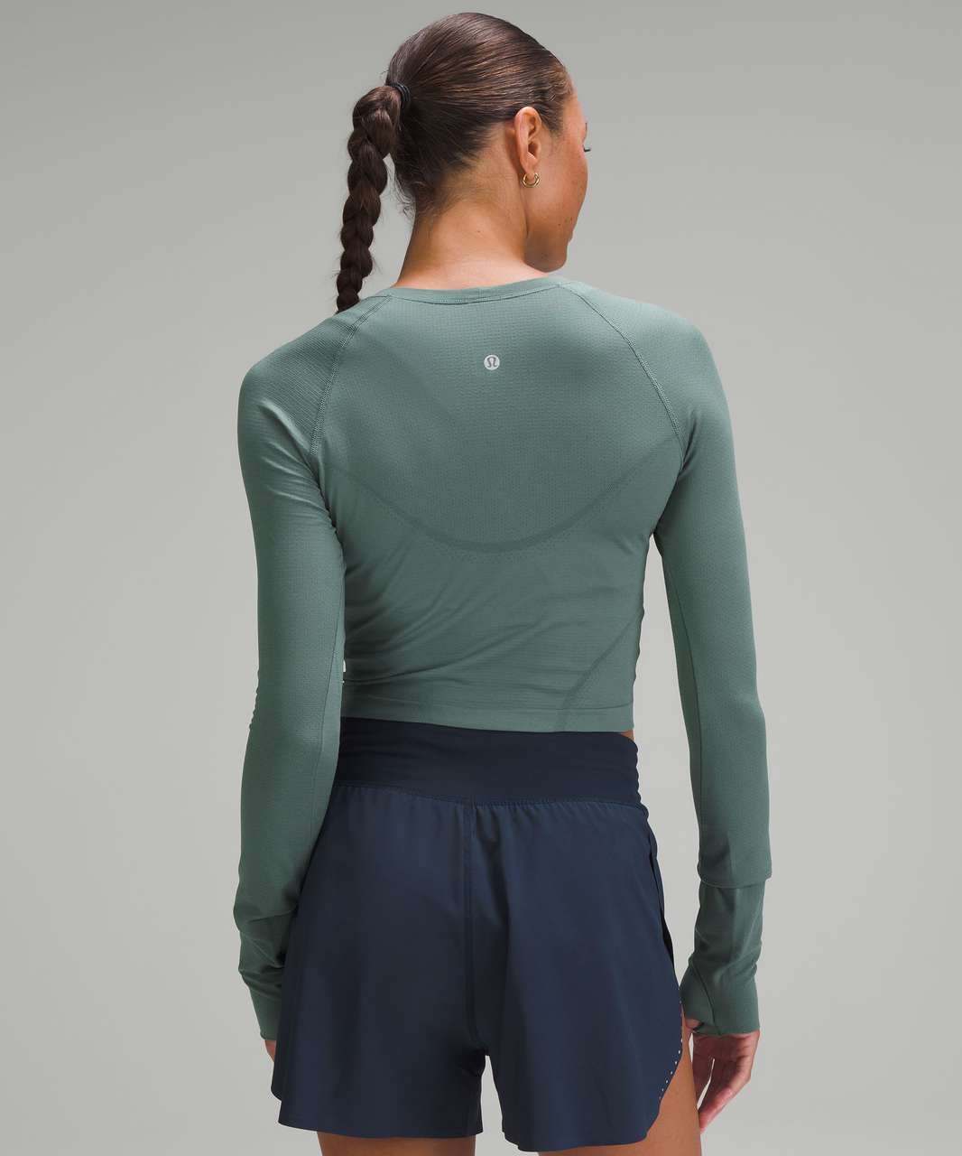 Lululemon Swiftly Tech Cropped Long-Sleeve Shirt 2.0 - Medium