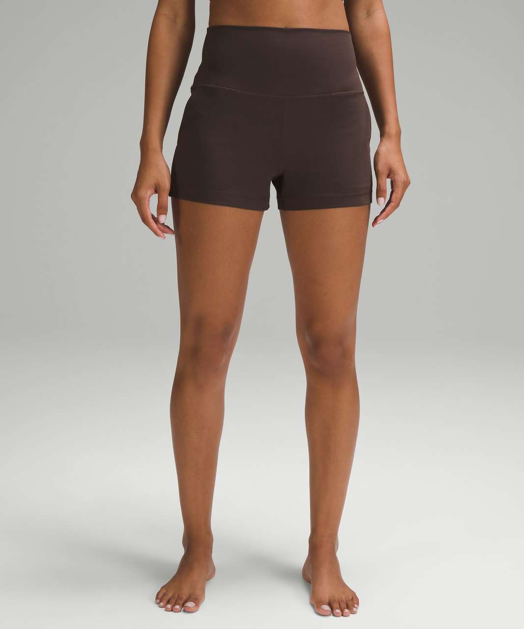 Lululemon Align Classic-Fit High-Rise Short 3" - Espresso