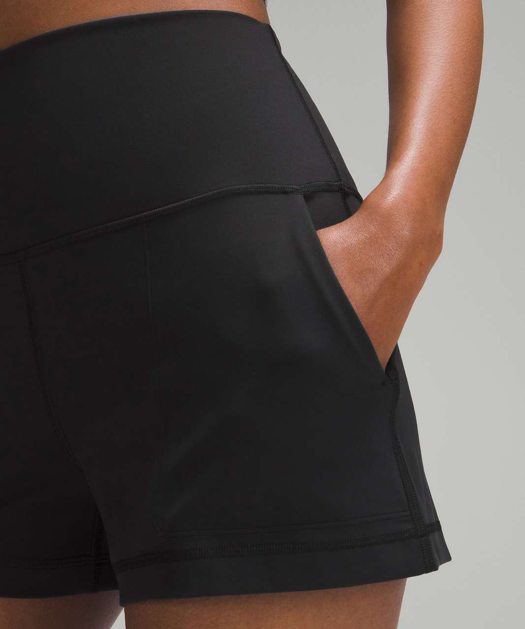 Lululemon Align Classic-Fit High-Rise Short 3 - Black - lulu fanatics