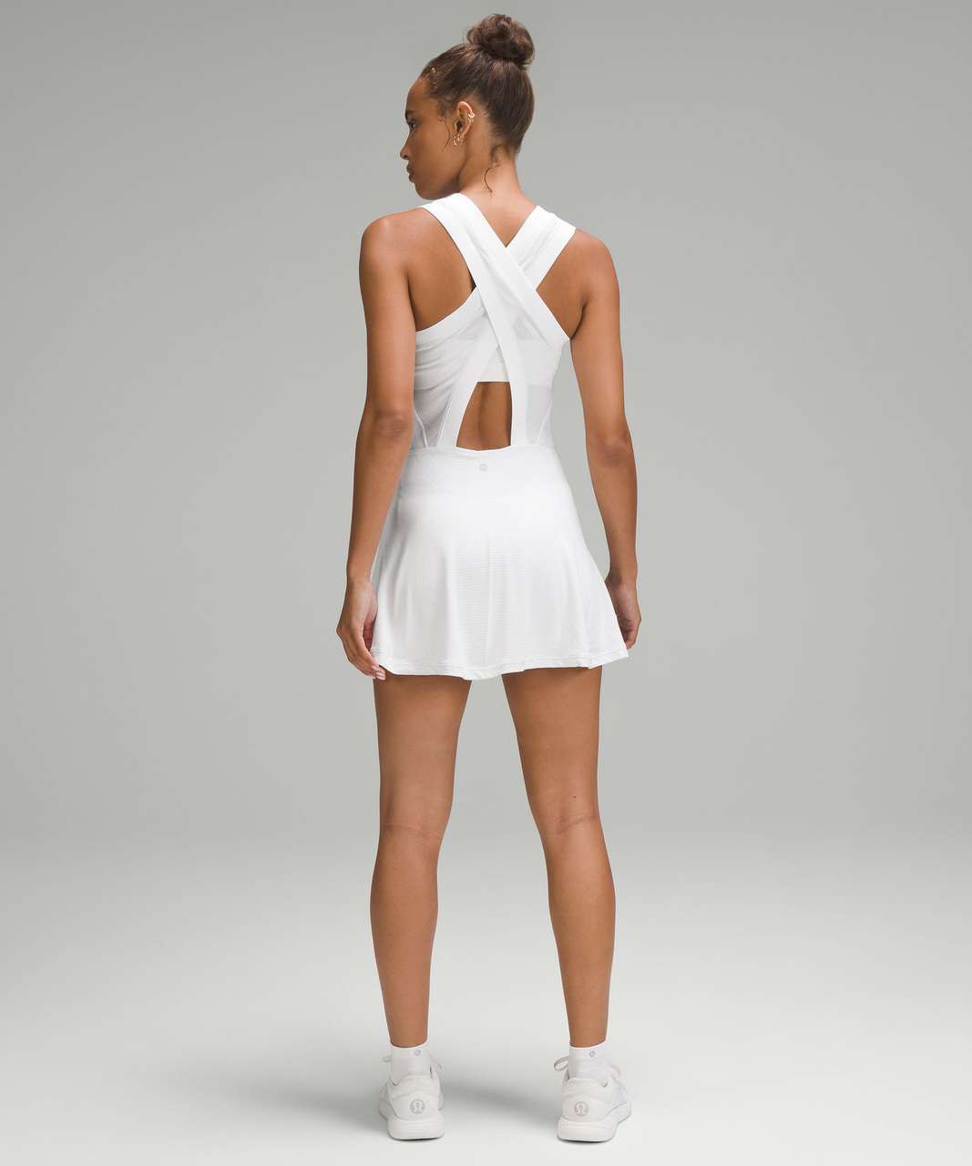 Lululemon Swiftly Tech Cross-Back Dress *Tennis - White / White