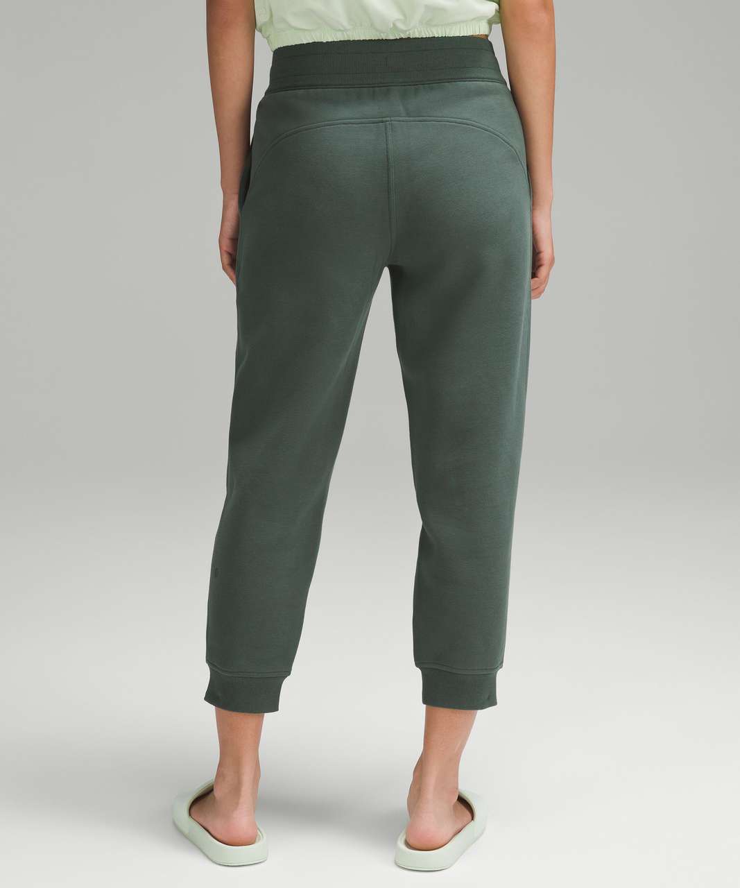 Lululemon Scuba High-Rise Cropped Jogger - Dark Forest - lulu fanatics