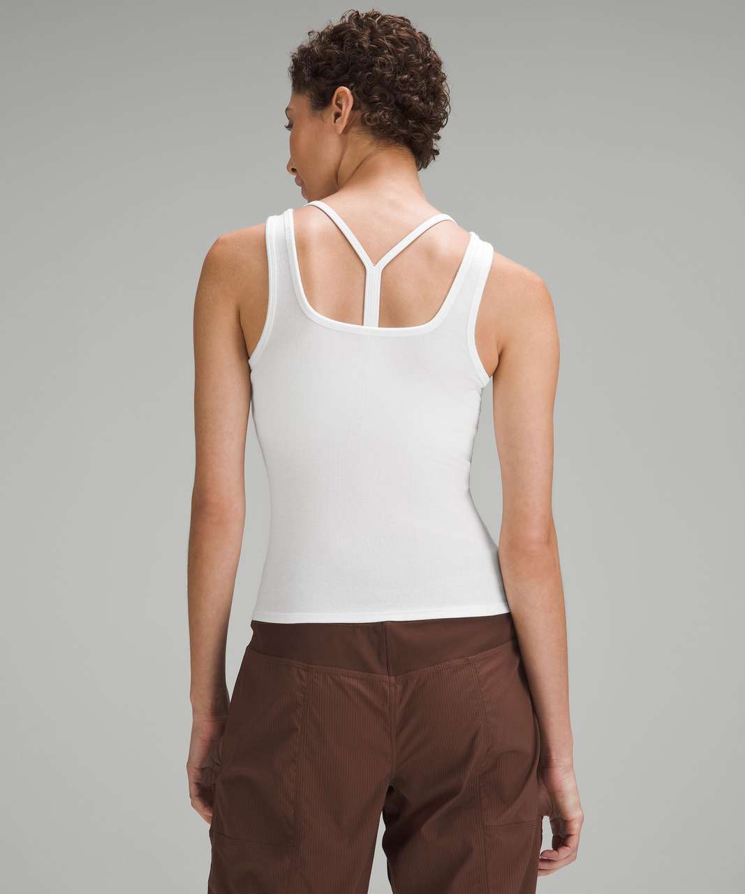 Lululemon Hold Tight Crewneck Tank Top - White - lulu fanatics