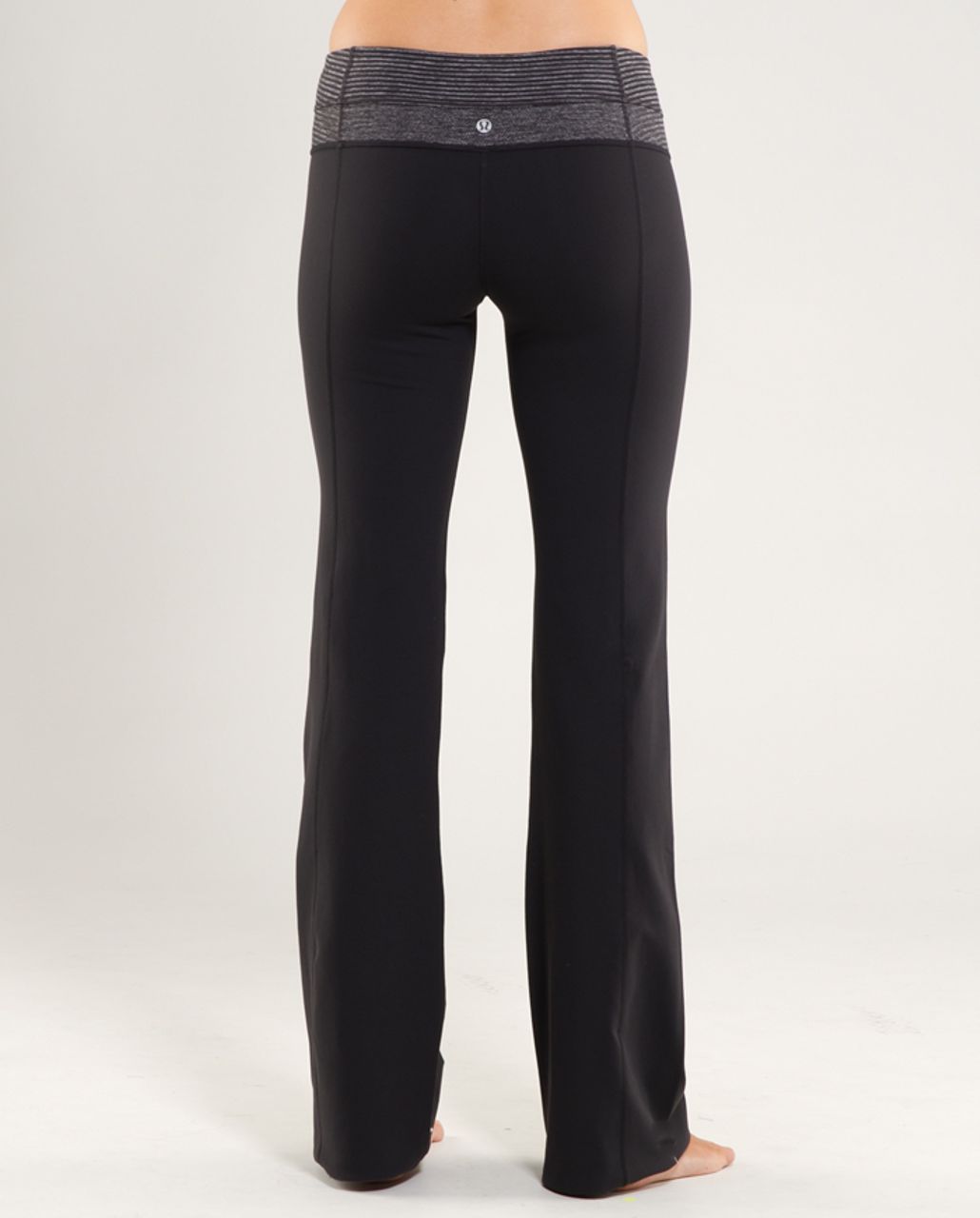 Lululemon Groove Pant (Tall) - Black /  Black Heathered Coal Mini Check