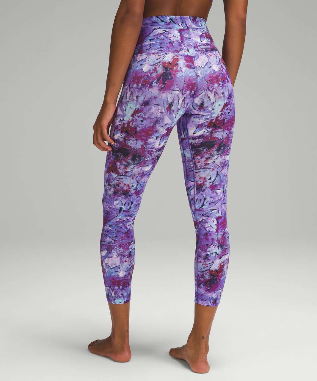 lululemon athletica, Pants & Jumpsuits, Lululemon Floral Leggings 25  Inseam Size 4