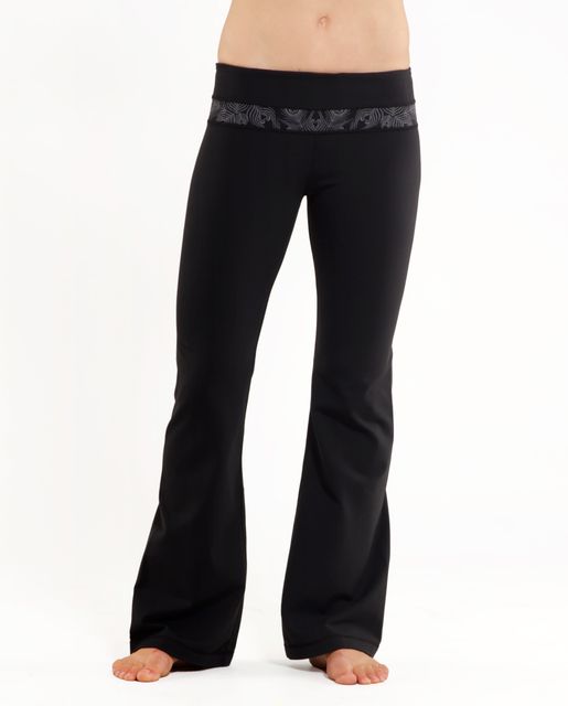 Lululemon Groove Pant (Tall) - Black / Heathered Fossil / Quilting