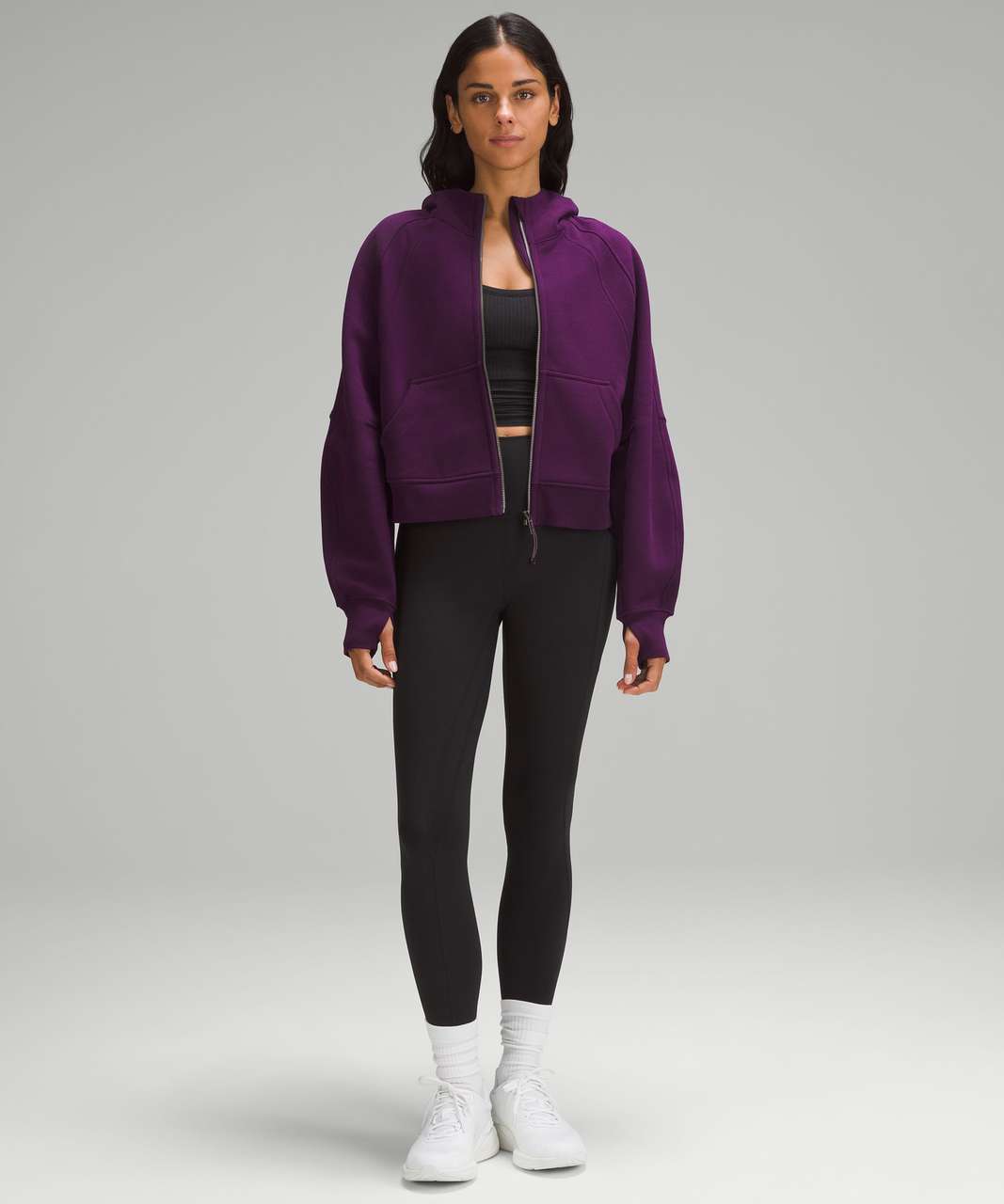 Oversized Scuba Hoodie Purple – Lola Monroe Boutique