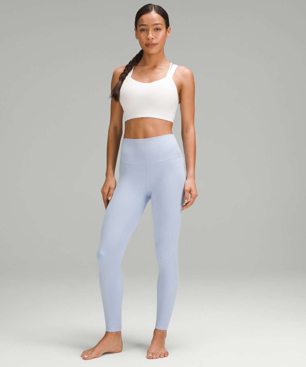 Light blue lulu lemon align leggings