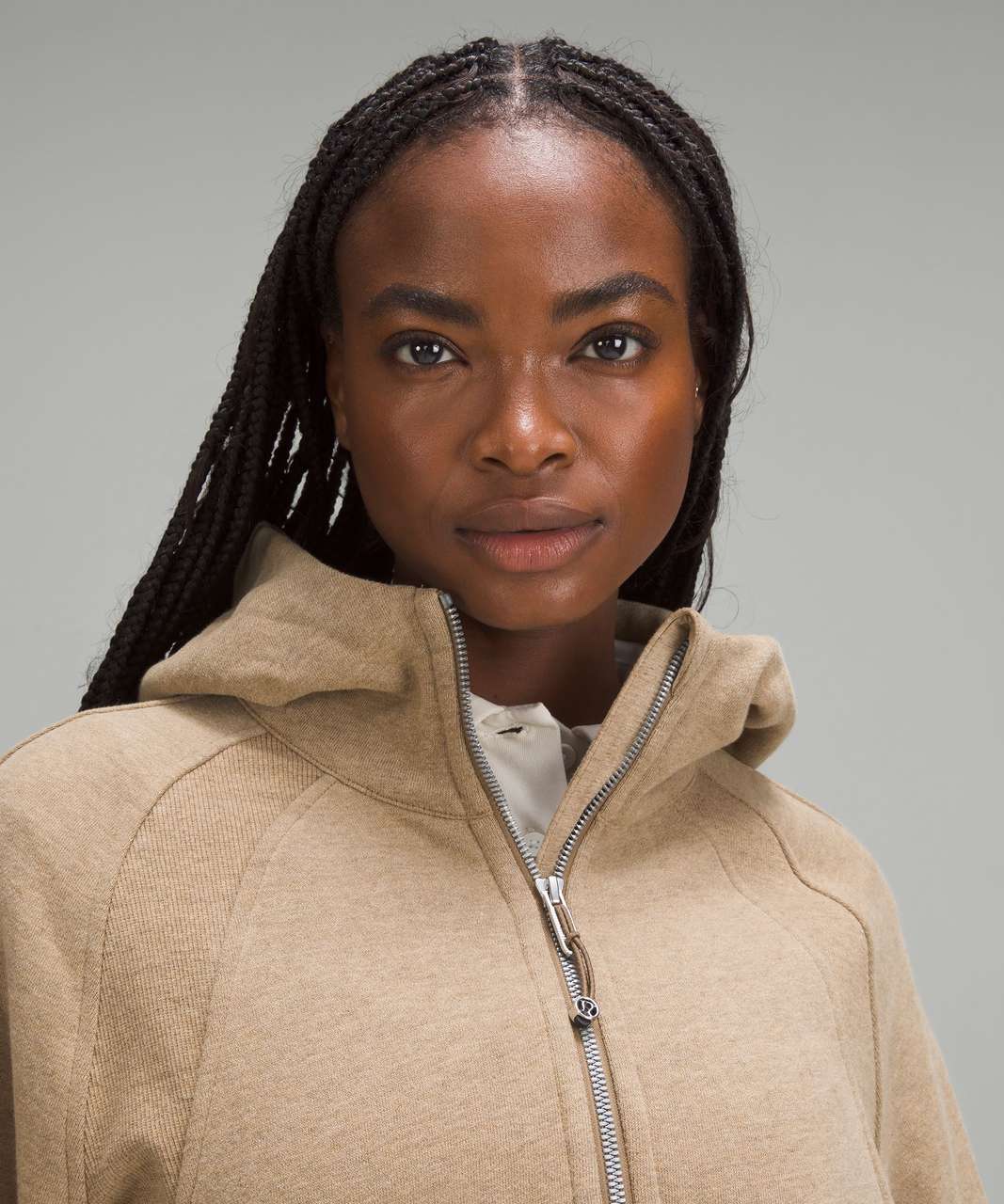 Lululemon Scuba Oversized Half-Zip Hoodie - Heathered Allspice