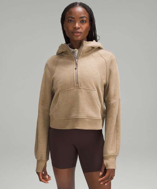 Lululemon Scuba Oversized Half-Zip Hoodie Heathered Core Ultra Light Grey  M/L Gray Size M - $108 - From Julie