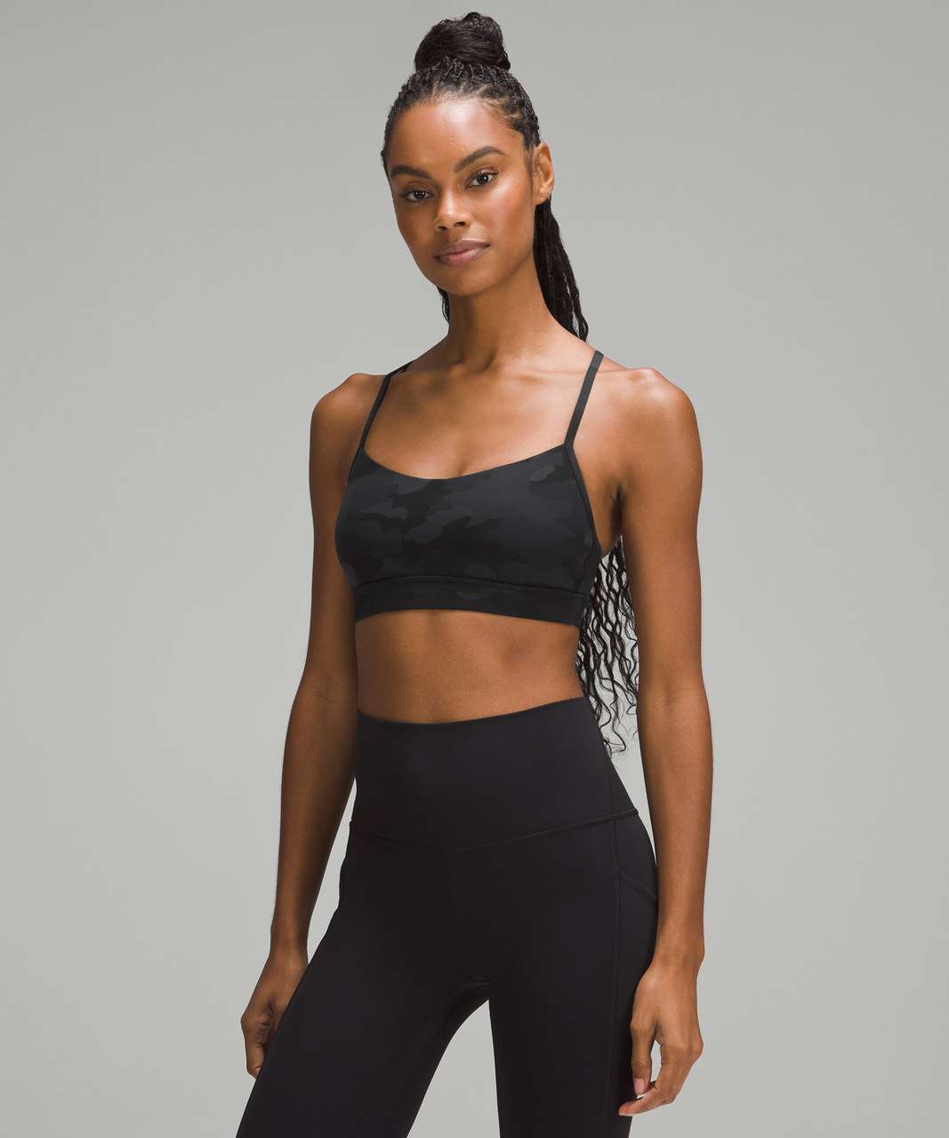 Lululemon Flow Y Bra Nulu *Light Support, A–C Cups Blue Borealis