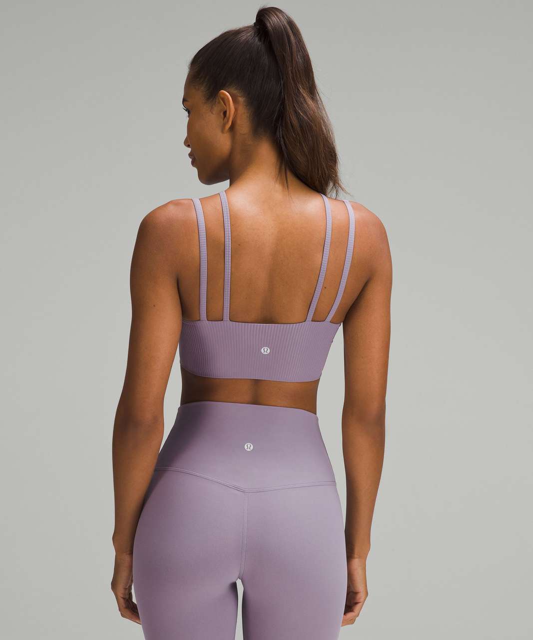 RELAX Ribbed Sports Bra - Lilac – S+J LABEL