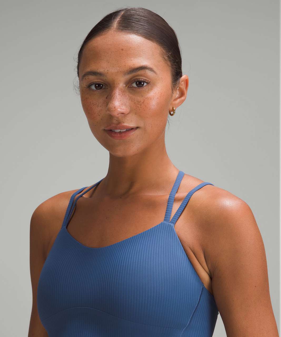 Lululemon Like a Cloud Ribbed Longline Bra *Light Support, B/C Cup - Pitch  Blue - lulu fanatics