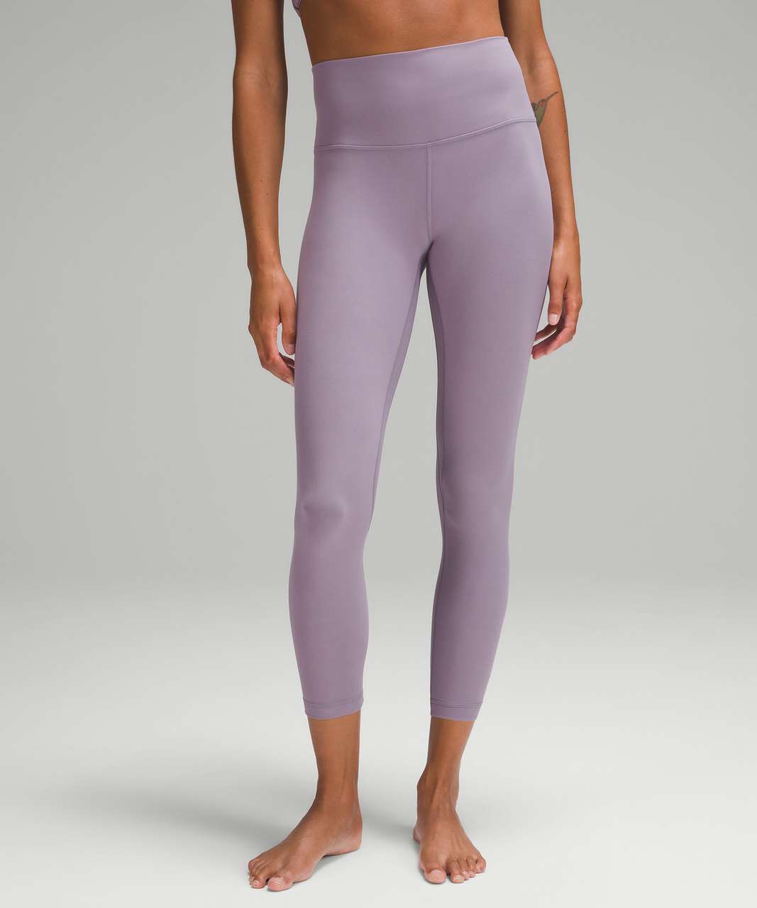 Lululemon Align Purple Space Dye Herringbone Align Crop 21 Athletic  Leggings Size 2 - $50 - From Paola