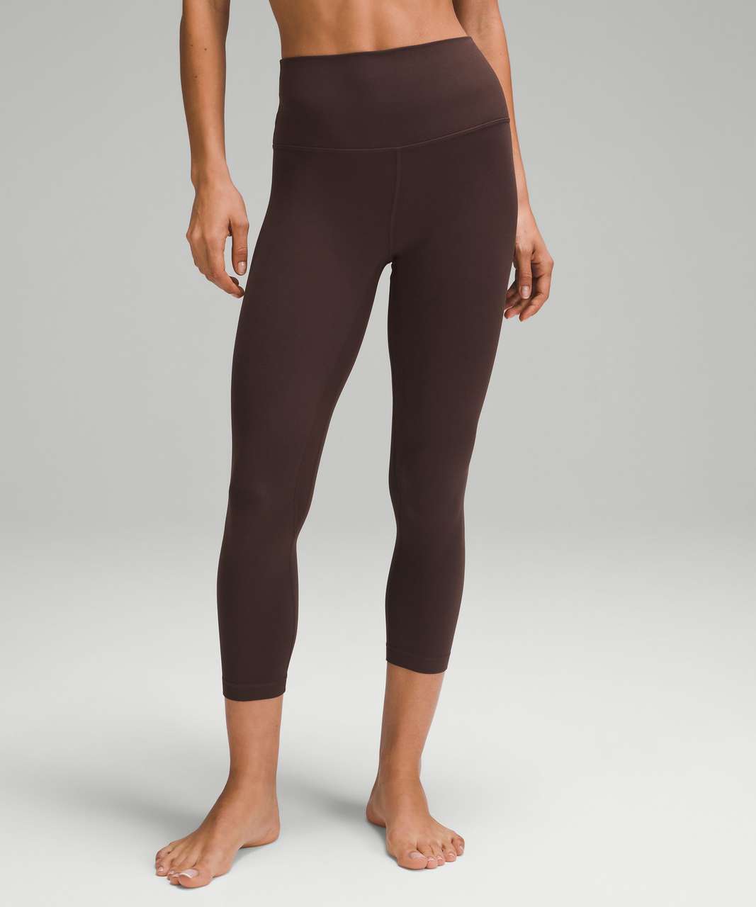 Lululemon Align High-Rise Crop 23 - Segment Emboss Black - lulu fanatics