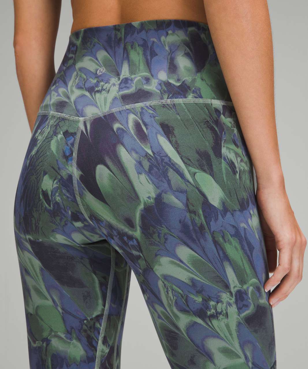 Lululemon Align High-Rise Crop 23 - NOUVEAU MARBLE Palm Court