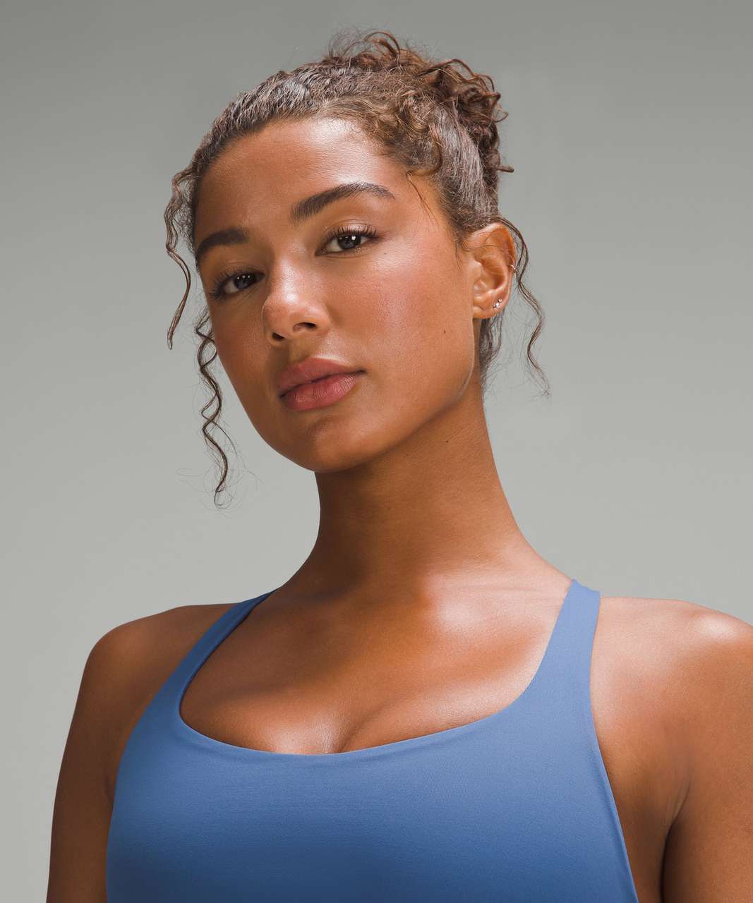 Lululemon Free to Be Bra Wild Long Line *Light Support, A/B Cup - Blue Cast  - lulu fanatics