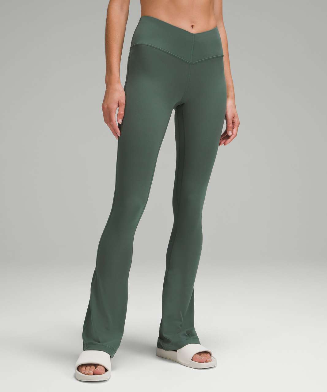 Lululemon Align V-Waist Mini-Flared Pant - Espresso - lulu fanatics