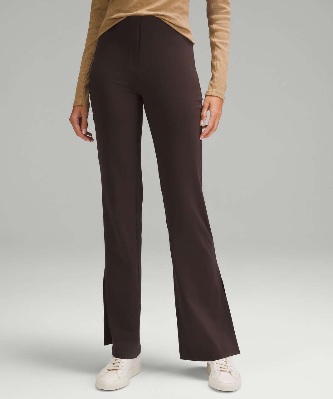 Lululemon Smooth-Fit Split-Hem High-Rise Flared Pant - Espresso