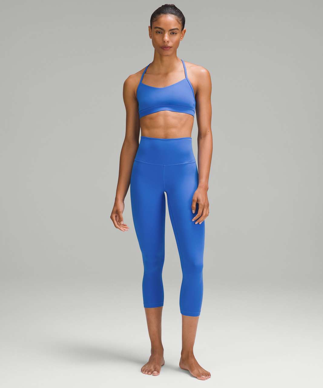 Lululemon Align Super High-Rise Crop 21 - Blue Borealis - lulu