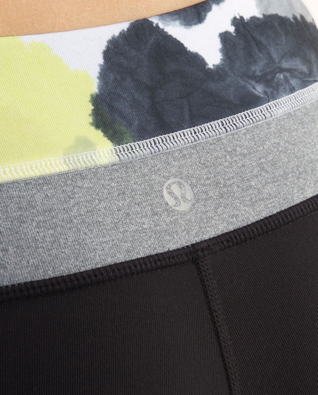 Lululemon Groove Pant (Tall) - Black /  Black Citron Tinted Canvas Super /  Heathered Blurred Grey