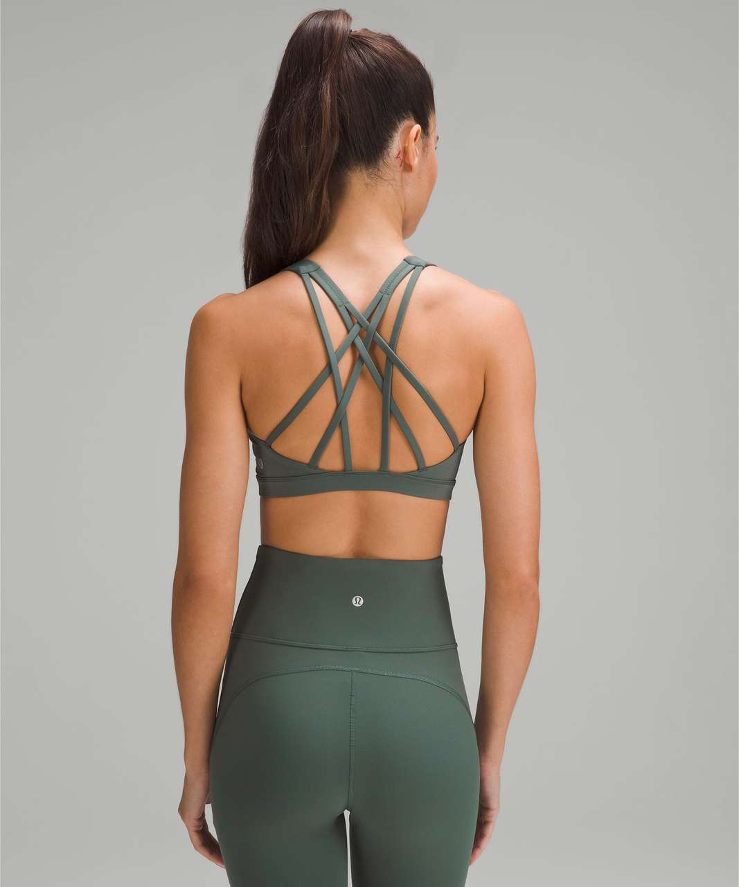 Lululemon Energy Bra - Dark Forest - lulu fanatics