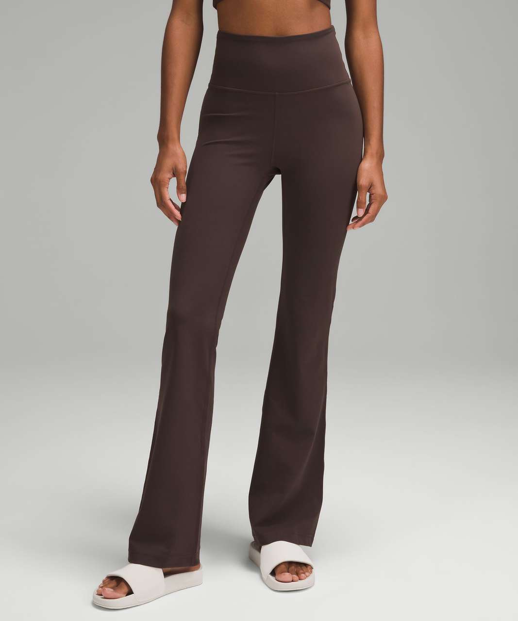 Lululemon Groove Super-High-Rise Flared Pant Nulu *Regular - Espresso -  lulu fanatics