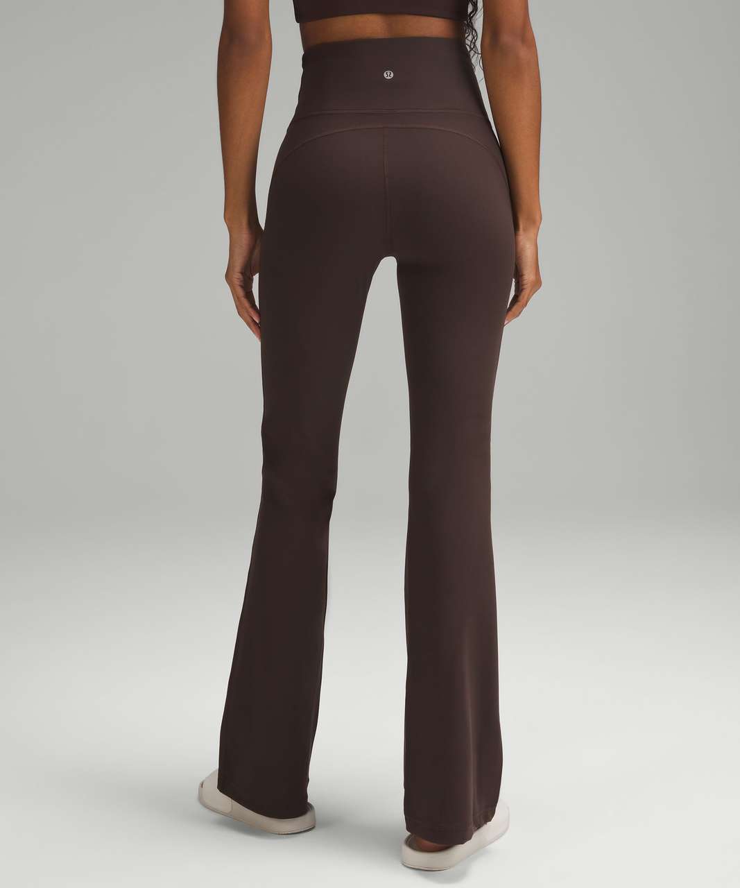 Lululemon Groove Super-High-Rise Flared Pant Nulu *Regular - Espresso -  lulu fanatics