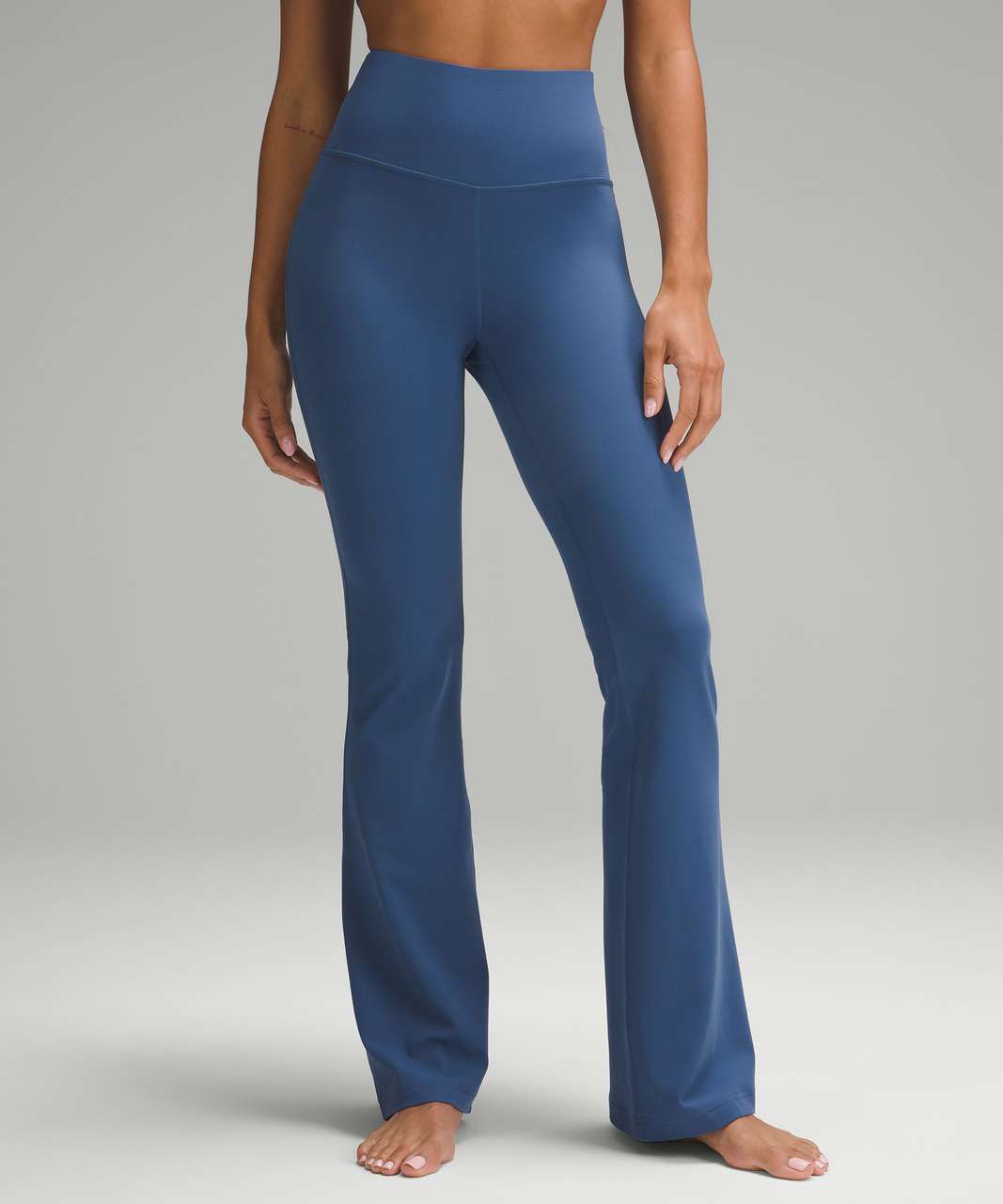 Lululemon Groove Super-High-Rise Flared Pant Nulu *Regular - Pitch Blue ...