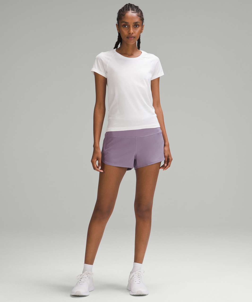 Lululemon Speed Up High-Rise Lined Short 2.5" - Purple Ash