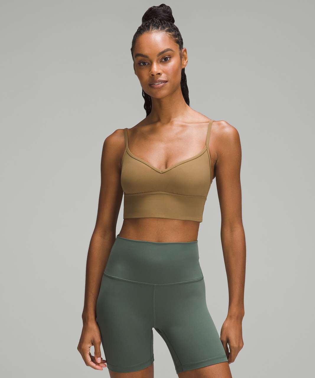 Lululemon Align Bra - Bronze Green / Butternut Brown - lulu fanatics