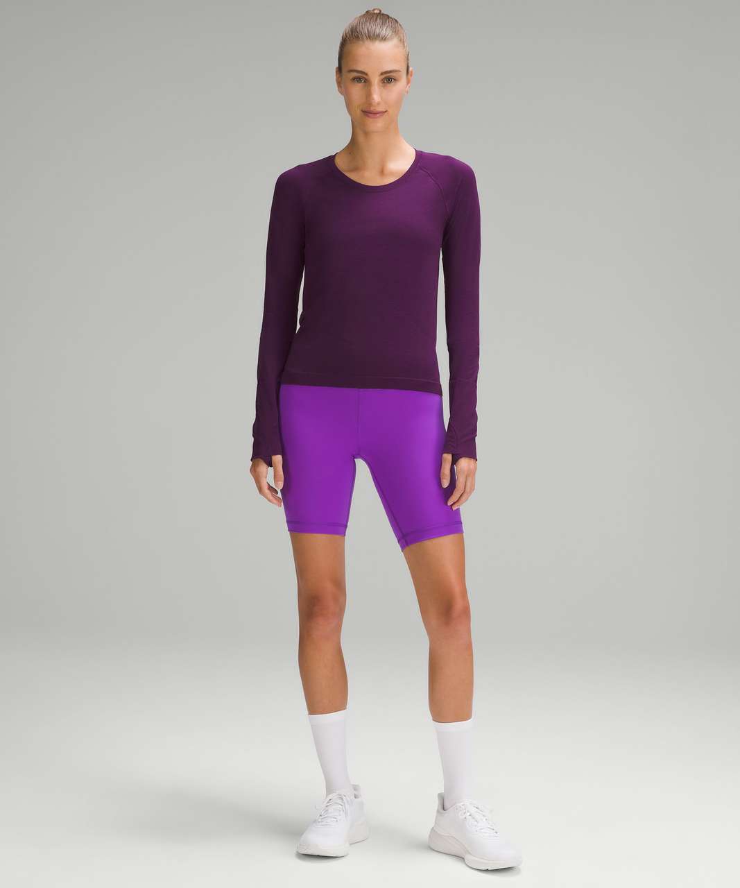 Lululemon Swiftly Tech Long-Sleeve Shirt 2.0 *Race Length - Dramatic Magenta / Dramatic Magenta