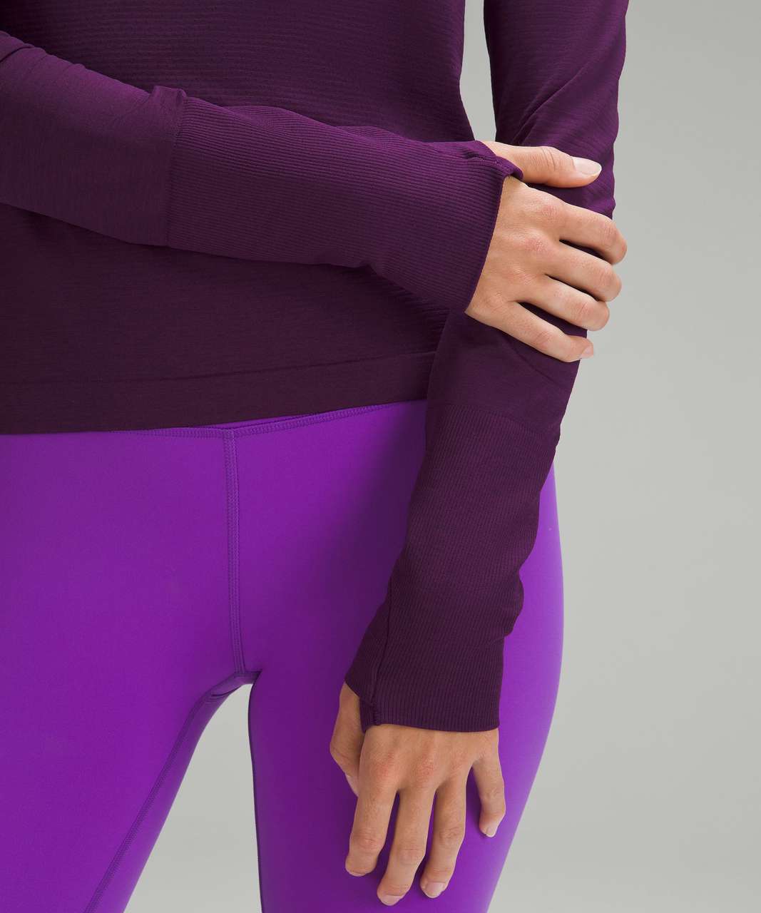 Lululemon Swiftly Tech Long-Sleeve Shirt 2.0 *Race Length - Dramatic Magenta / Dramatic Magenta