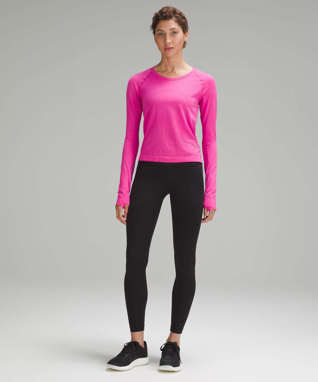 Lululemon Swiftly Tech Long-Sleeve Shirt 2.0 *Race Length - Sonic Pink ...