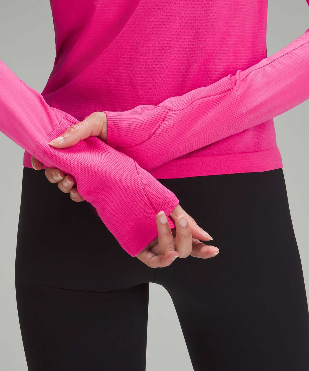 Lululemon Swiftly Tech Long-Sleeve Shirt 2.0 *Race Length - Sonic Pink /  Sonic Pink - lulu fanatics