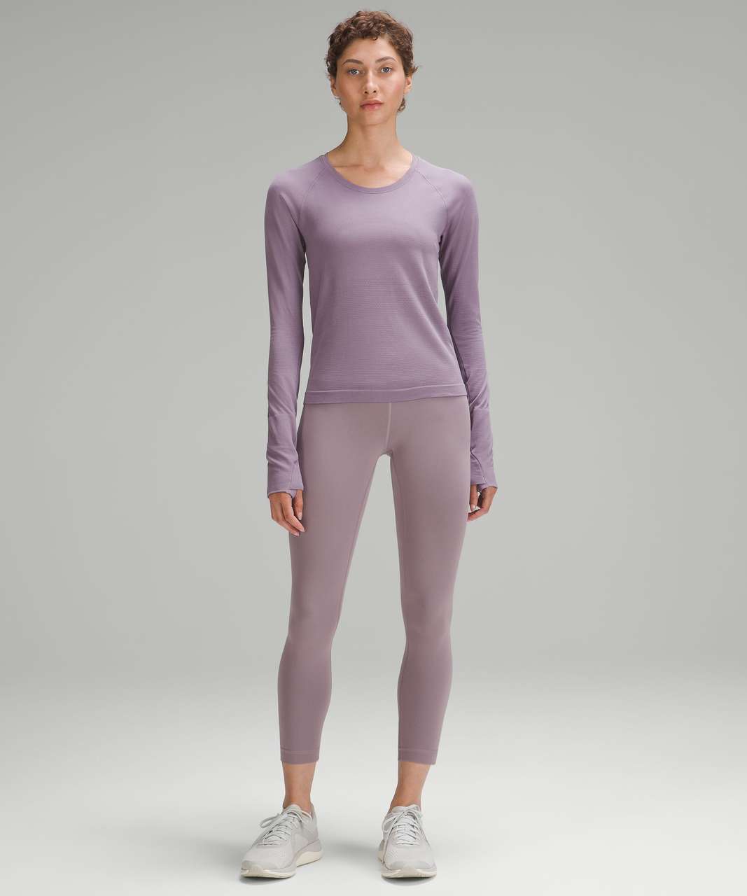 Lululemon Fresh In Mesh Long Sleeve - Midnight Navy - lulu fanatics