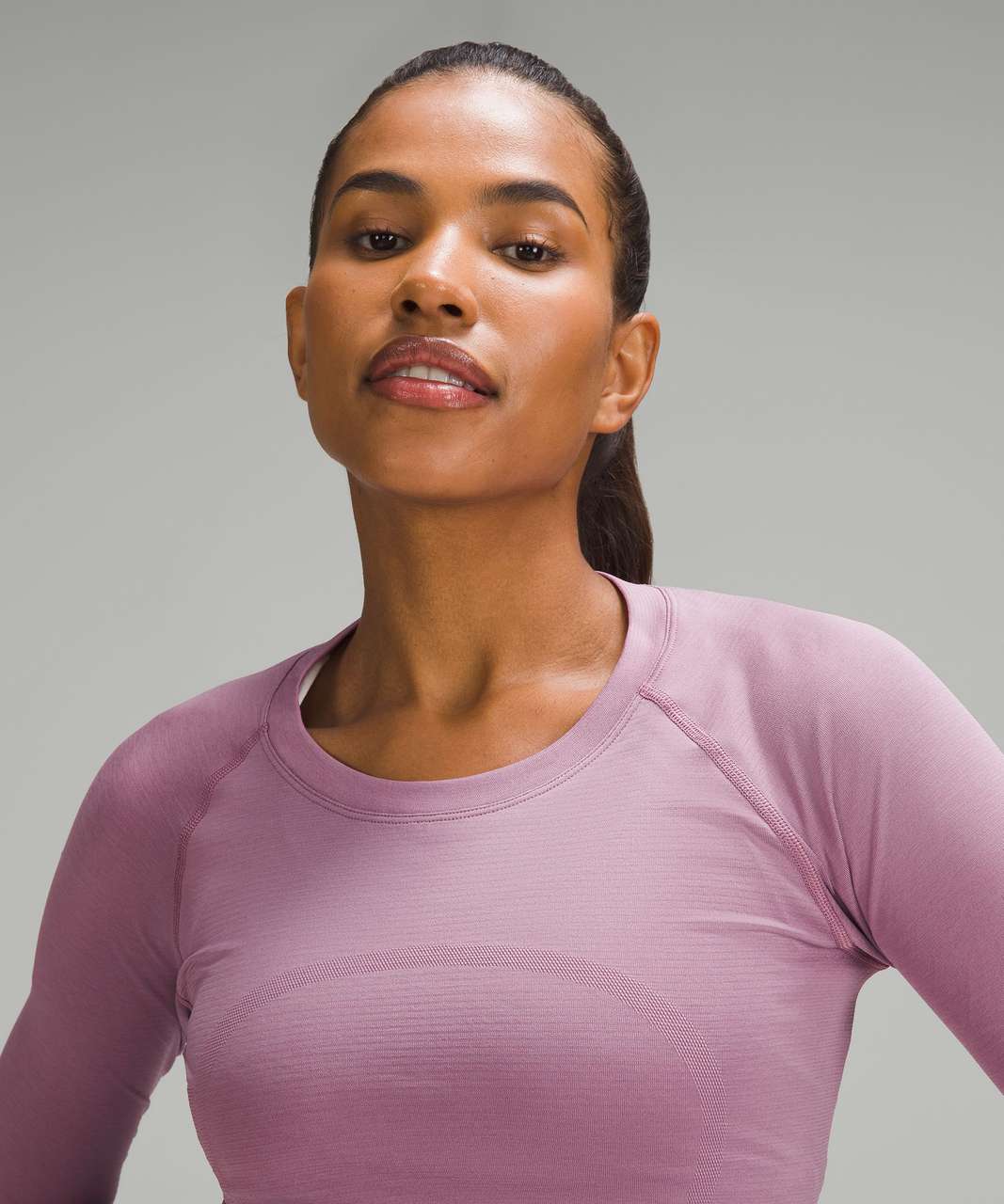 Lululemon Swiftly Tech Long-Sleeve Shirt 2.0 *Race Length - Magenta Purple  / Magenta Purple - lulu fanatics