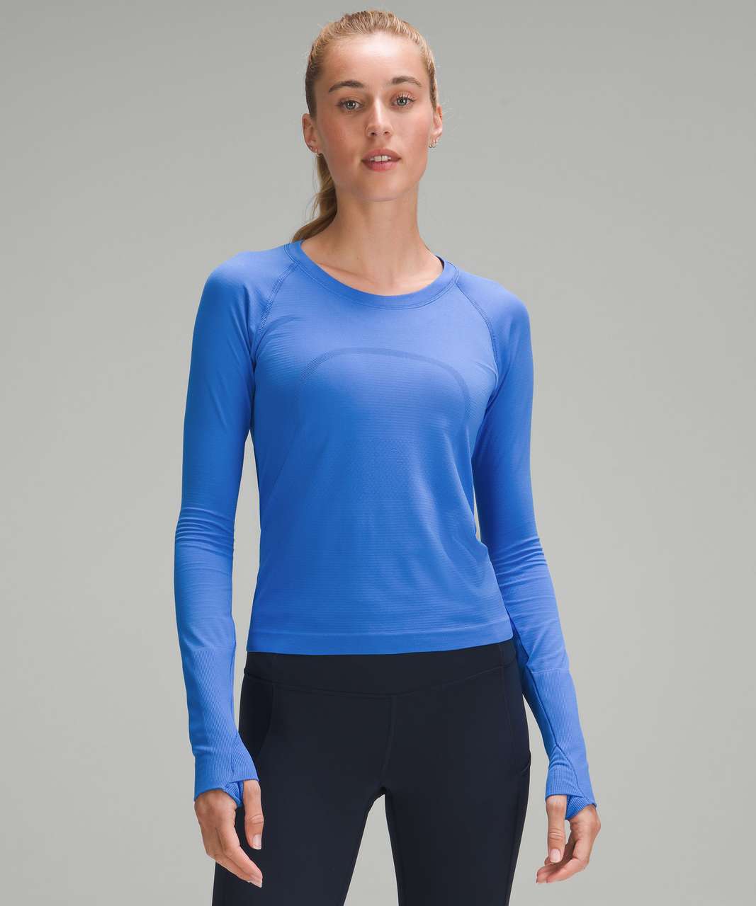 Lululemon Swiftly Tech Long Sleeve Shirt 2.0 *Race Length - Water Drop /  Water Drop - lulu fanatics