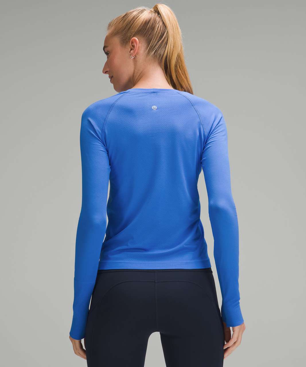 Lululemon Swiftly Tech Long-Sleeve Shirt 2.0 *Race Length - Pipe Dream Blue / Pipe Dream Blue