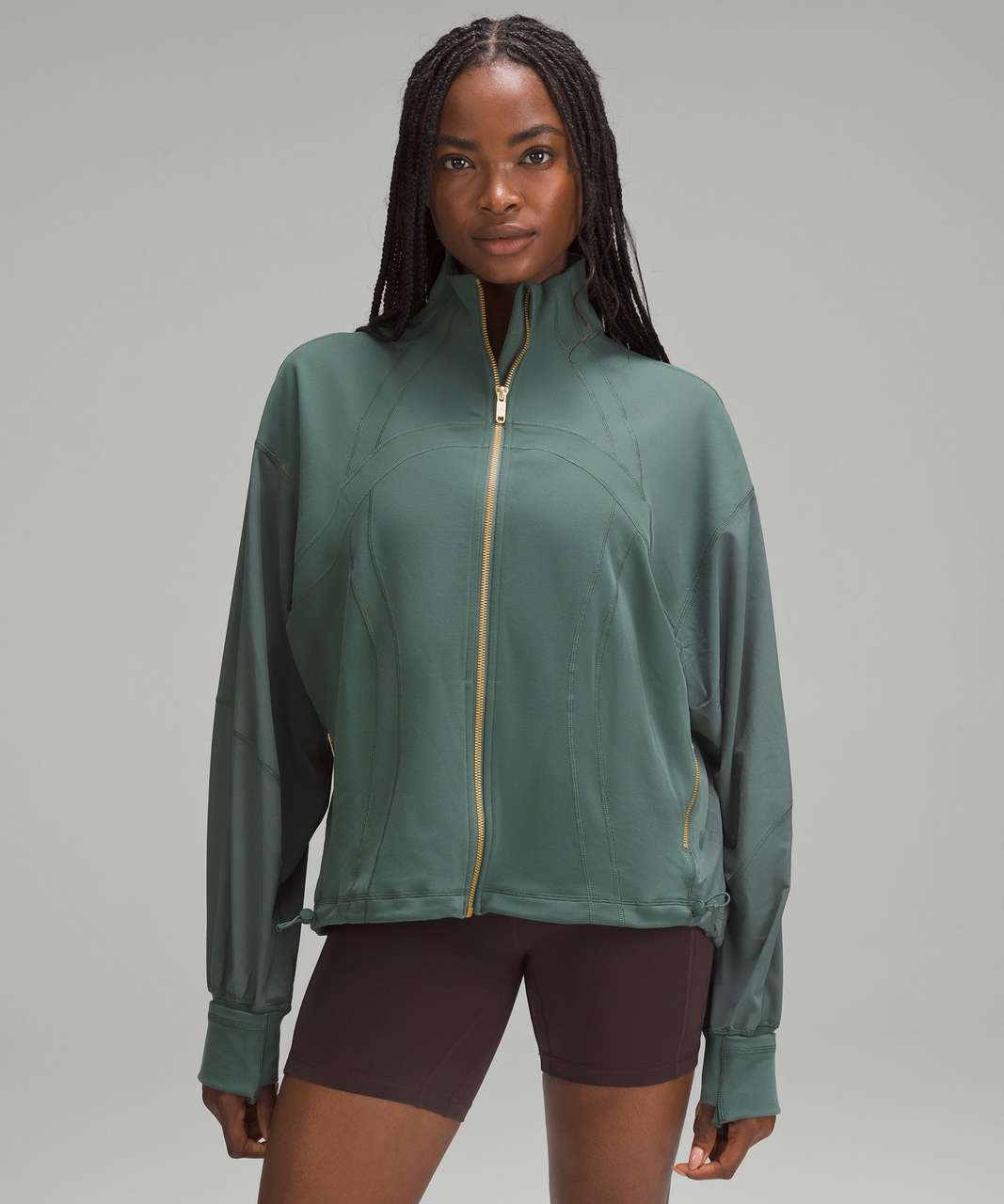 Fit Review Dark Forest Define Jacket, Train Time Crops - The Sweat Edit