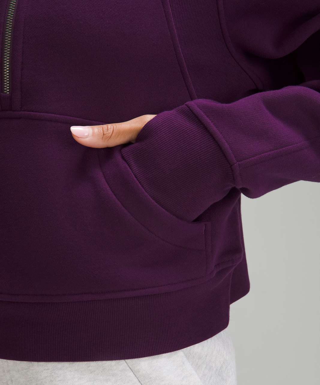 Lululemon Scuba Oversized Funnel-Neck Half Zip - Dramatic Magenta