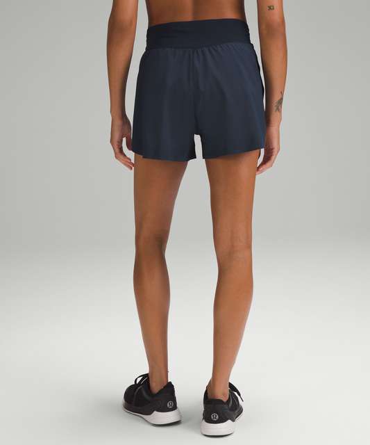 Lululemon Fast and Free Reflective High-Rise Classic-Fit Short 3 - Night  Sea - lulu fanatics