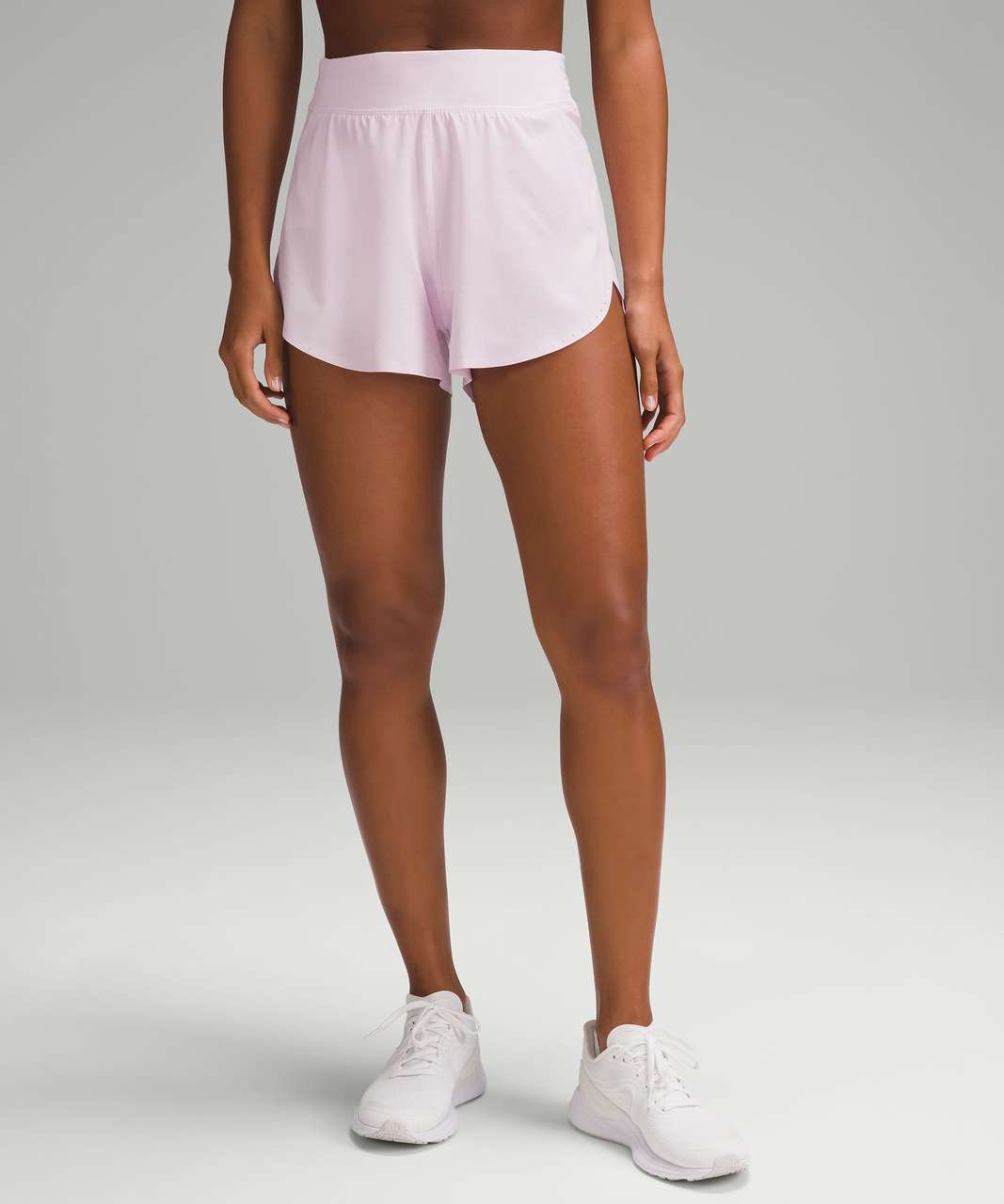 Lululemon Fast and Free Reflective High-Rise Classic-Fit Short 3" - Meadowsweet Pink