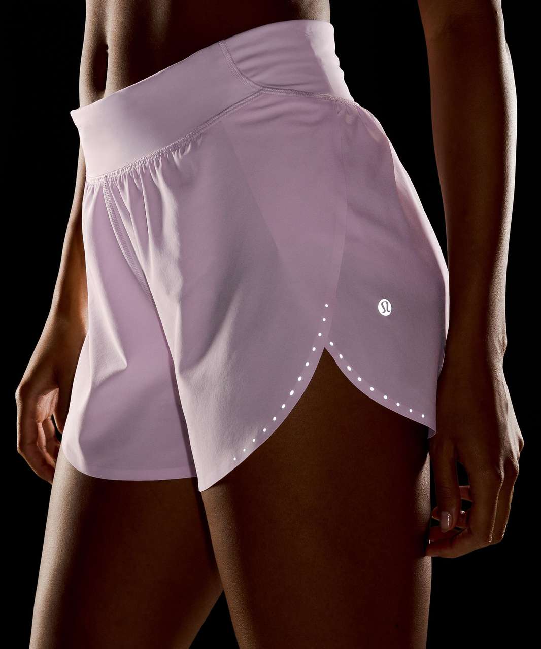 Lululemon Fast and Free Reflective High-Rise Classic-Fit Short 3" - Meadowsweet Pink